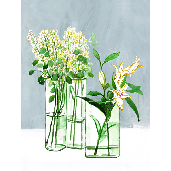 Wildon Home® " Flowers In Glass Vases " Wayfair
